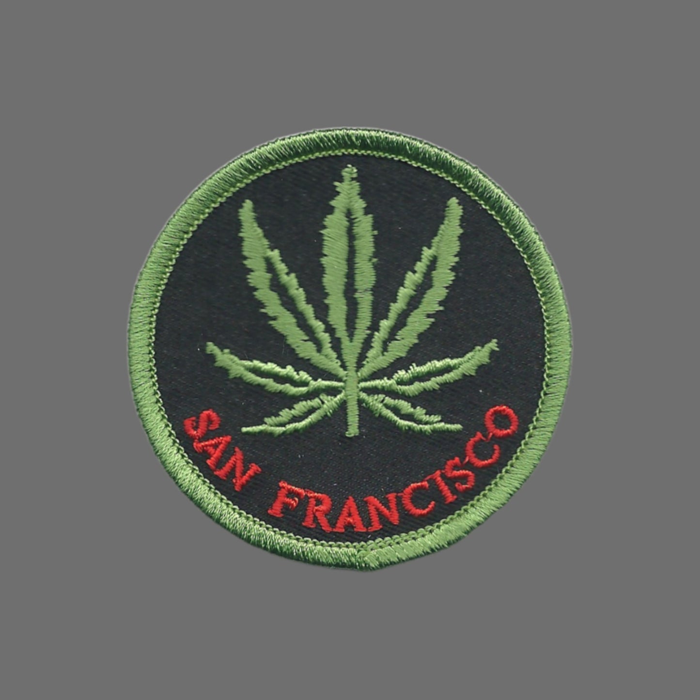 SAN FRANCISCO Marijuana Leaf Craft Patch - 10634
