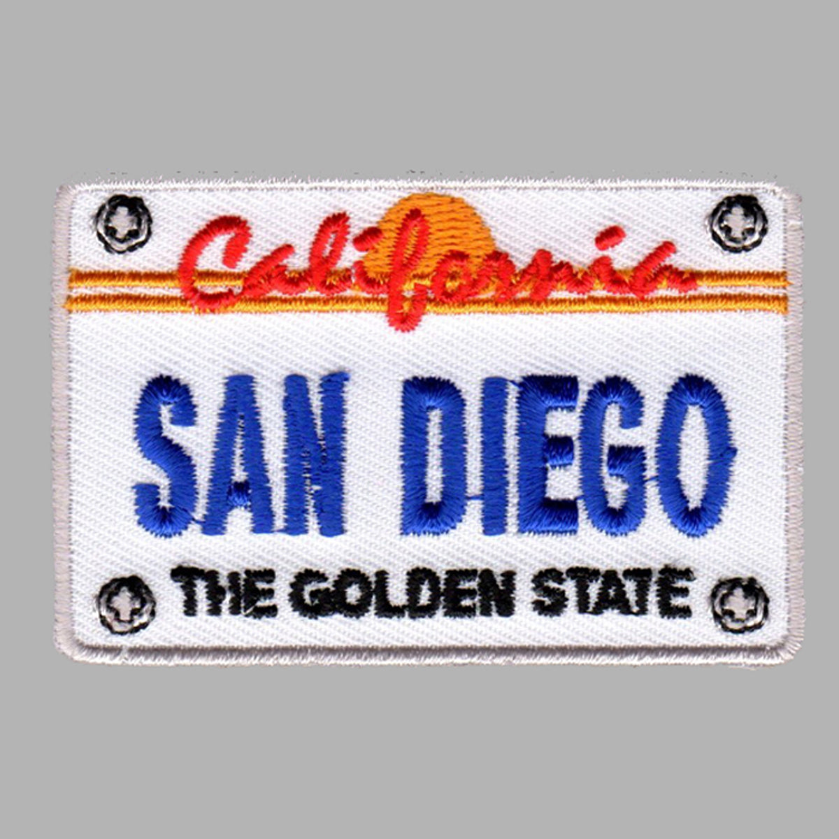 SAN DIEGO License Plate Patch - 4708