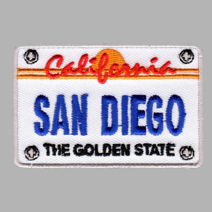 SAN DIEGO License Plate Patch - 4708
