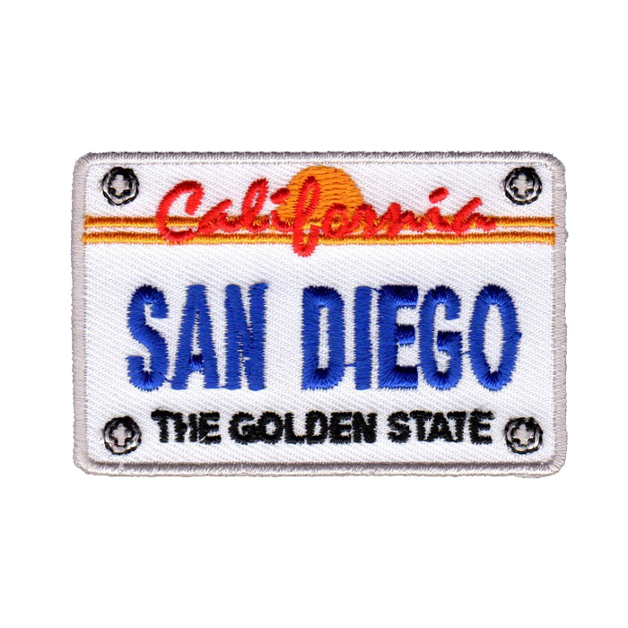 SAN DIEGO License Plate Patch - 4708