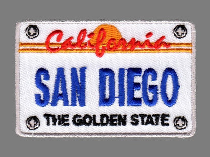 SAN DIEGO License Plate Patch - 4708