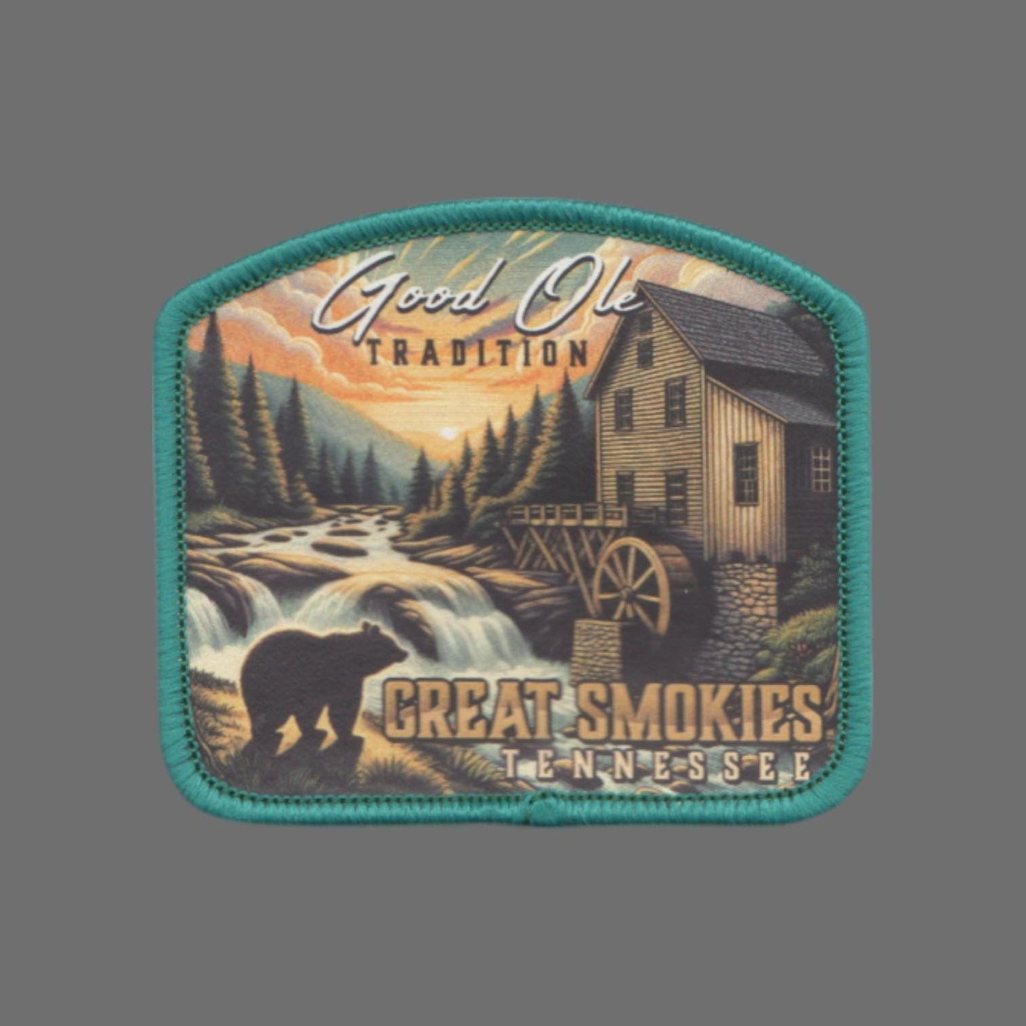 Tennessee Patch – Great Smokies TN Travel Souvenir Patch 2.68" Iron On Sew On Embellishment