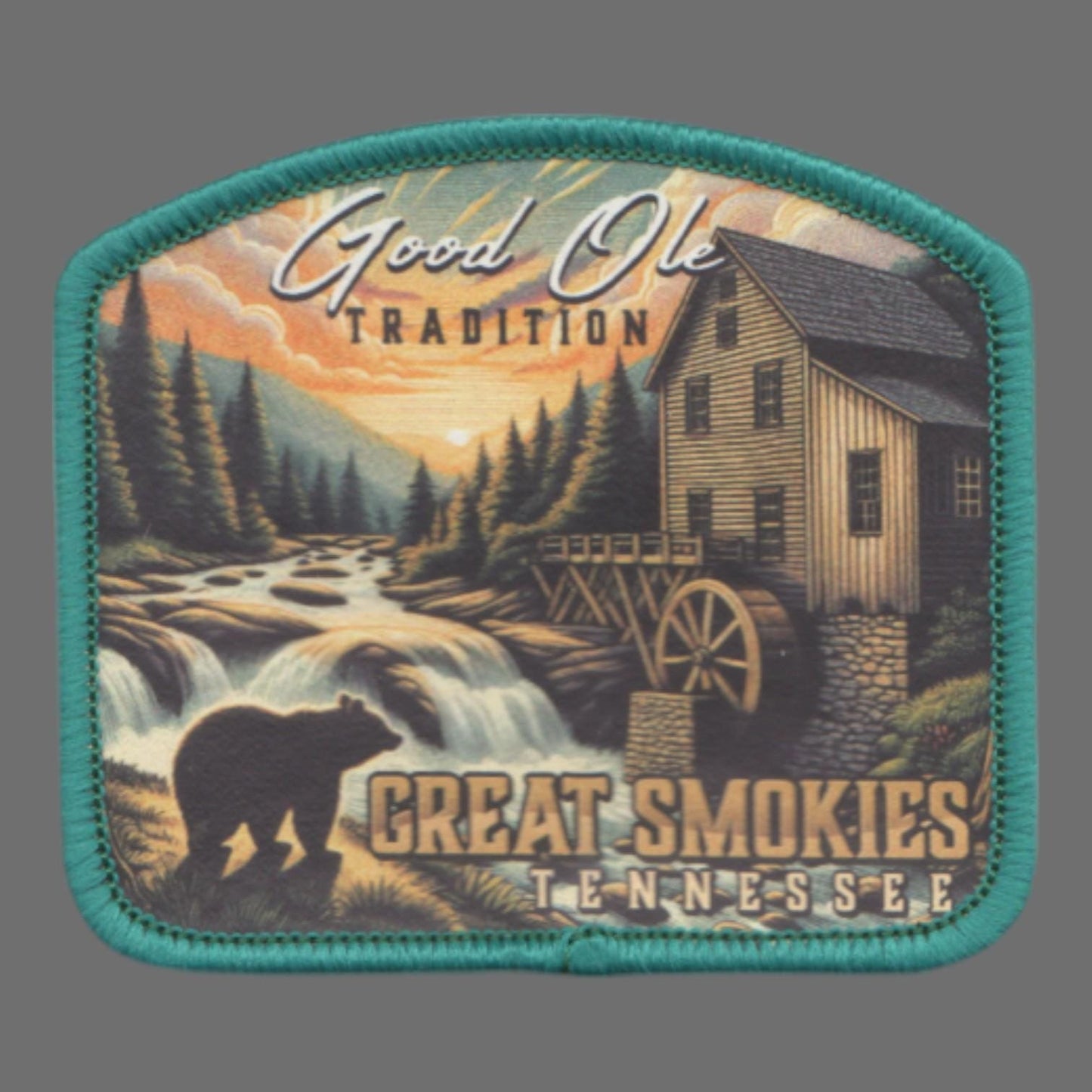 Tennessee Patch – Great Smokies TN Travel Souvenir Patch 2.68" Iron On Sew On Embellishment