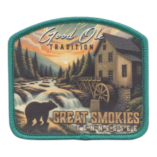 Tennessee Patch – Great Smokies TN Travel Souvenir Patch 2.68" Iron On Sew On Embellishment