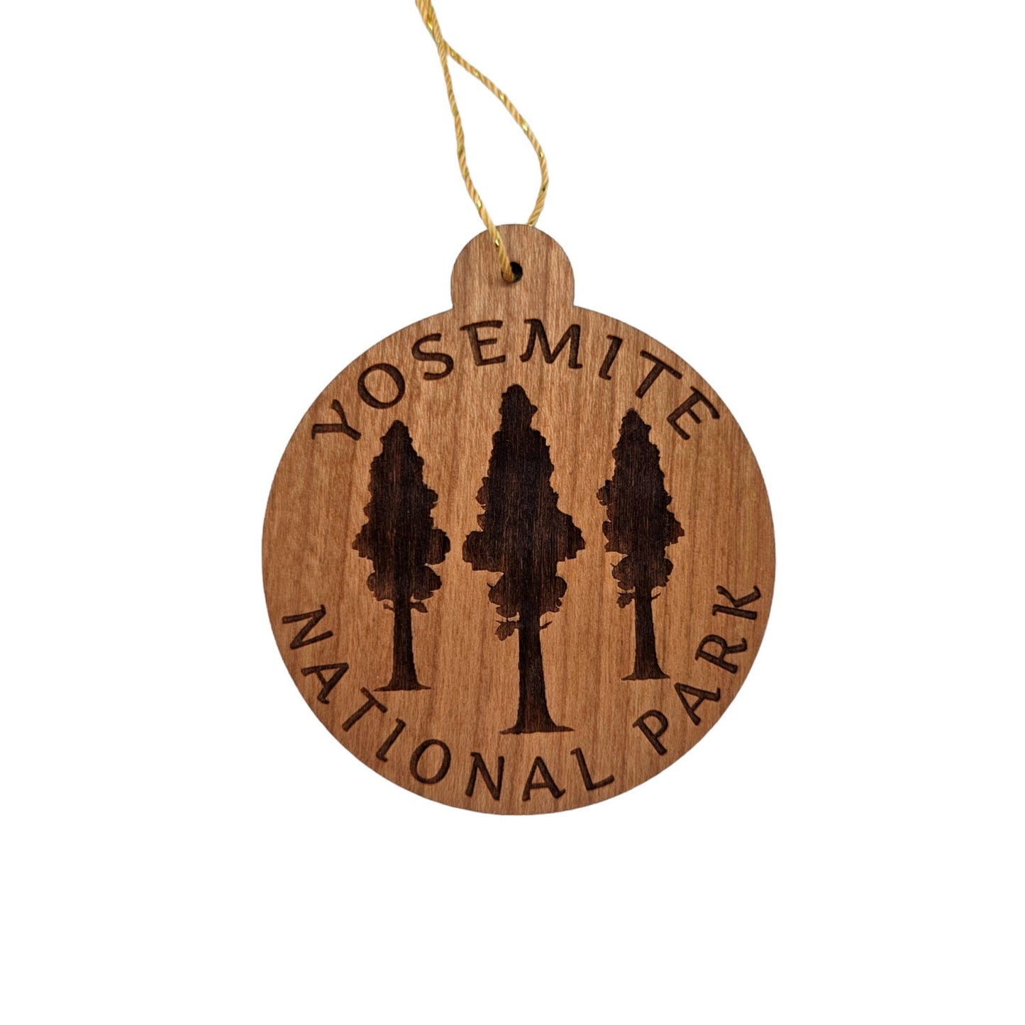 Wholesale Yosemite National Park Wood Ornament California Sequoia Gigantea Giant Trees Souvenir Made in USA