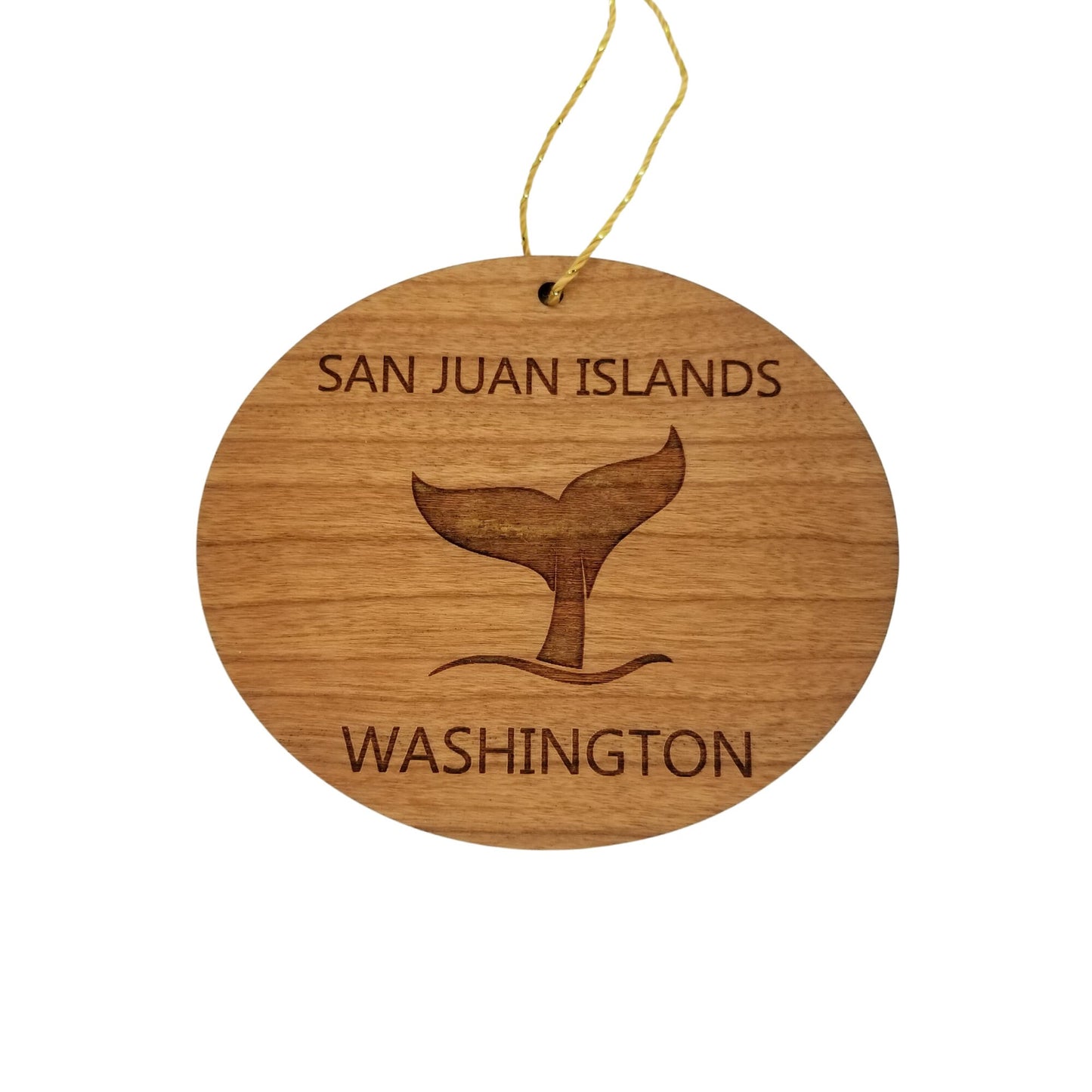 Wholesale San Juan Islands Ornament - Handmade Wood Souvenir