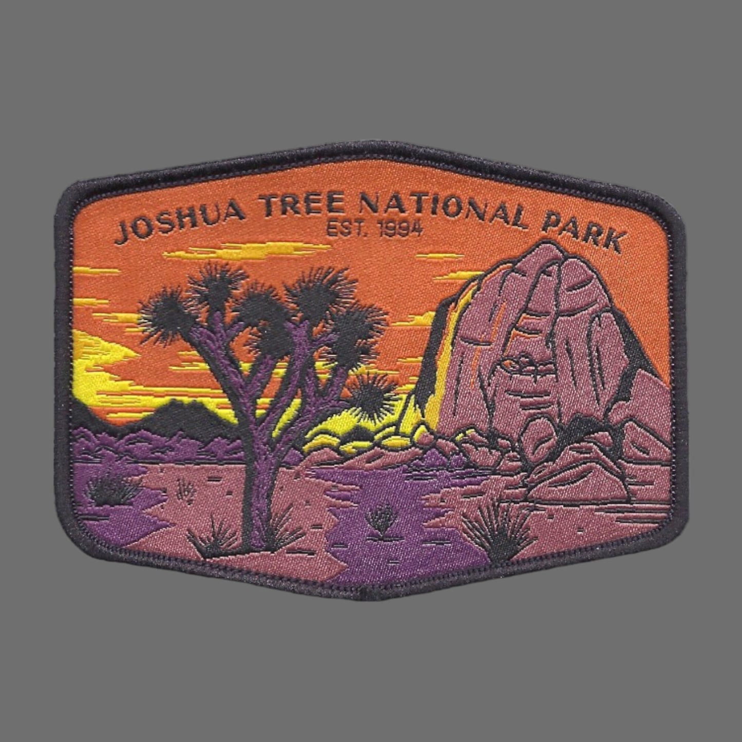 California Patch – Joshua Tree National Park - Travel Patch – Souvenir Patch 3.75" Iron On Sew On Embellishment Applique