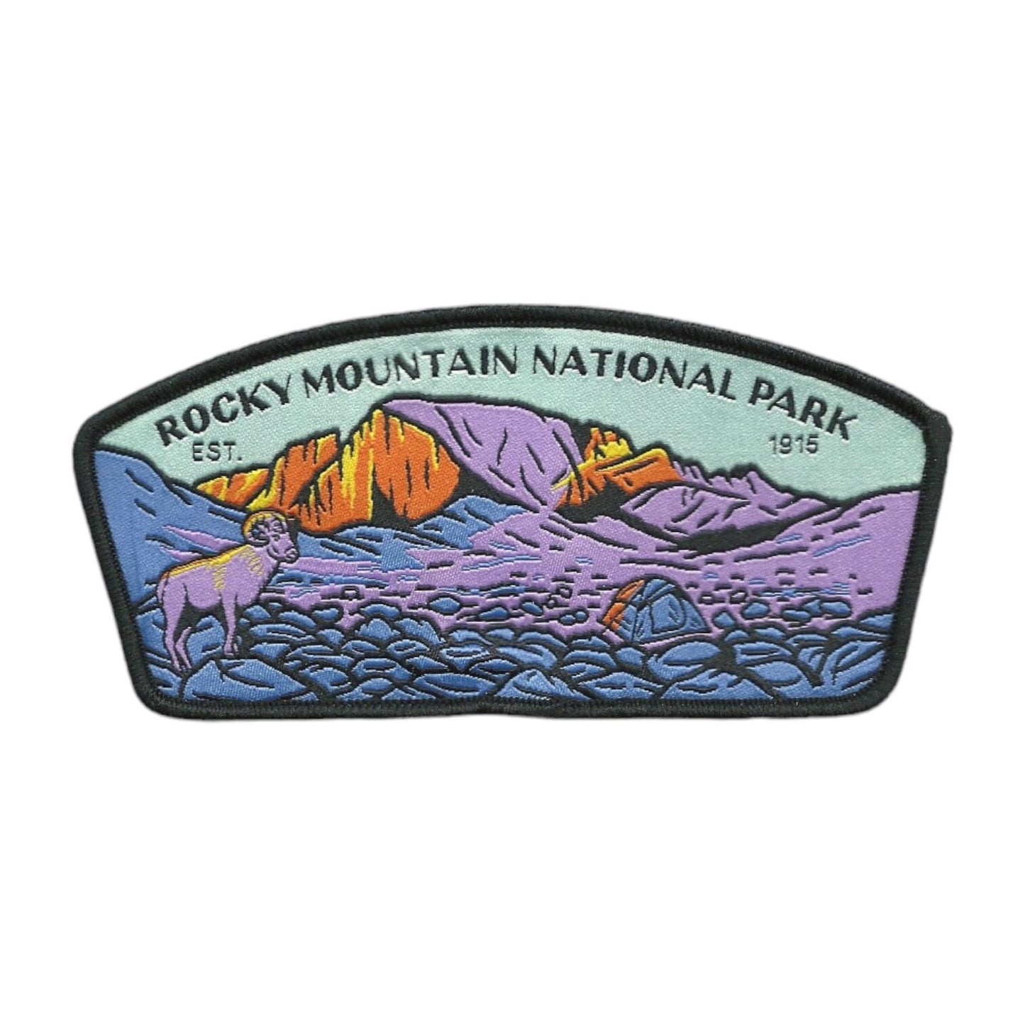 Colorado Patch – Rocky Mountain National Park - Travel Patch – Souvenir Patch 4.75" Iron On Sew On Embellishment Applique