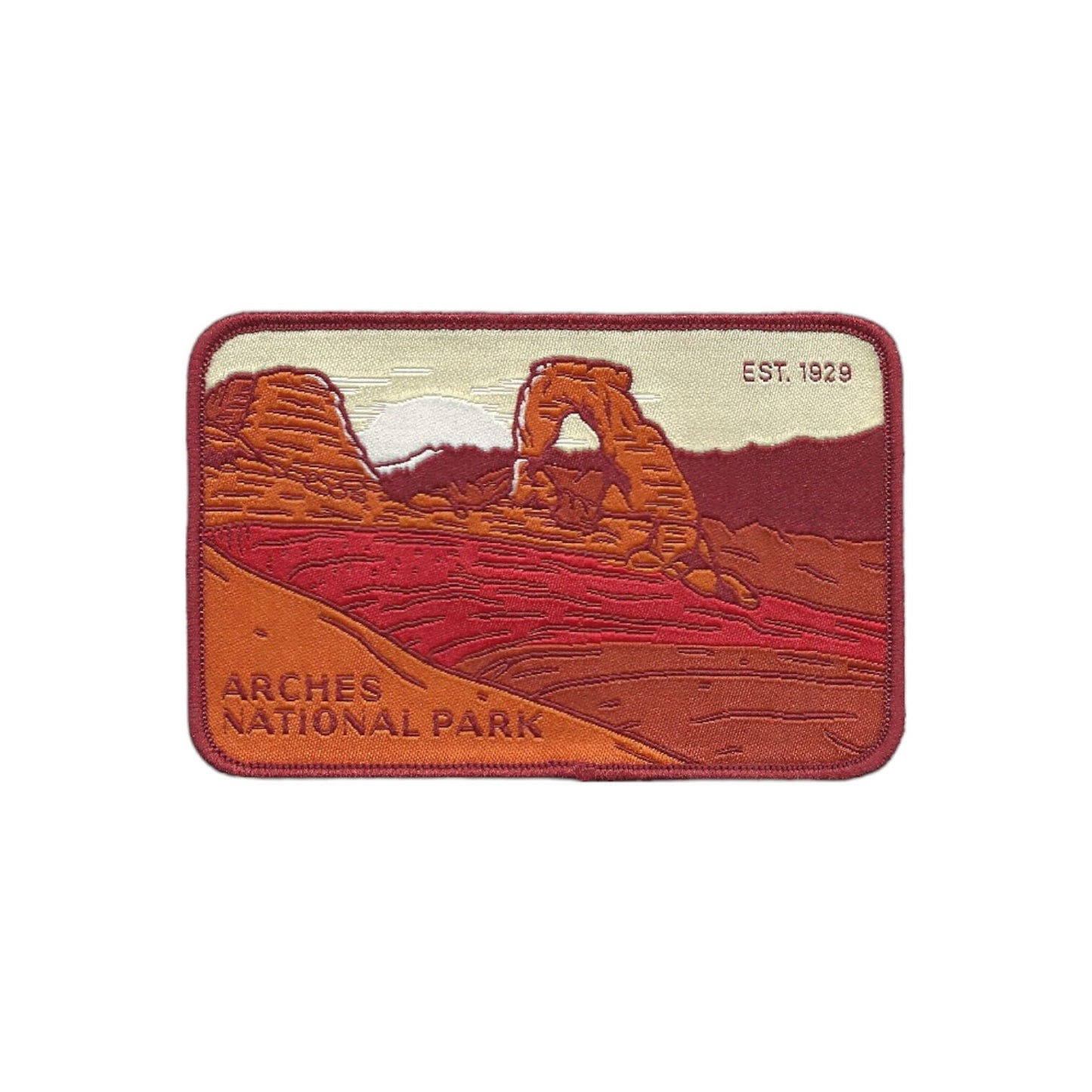 Utah Patch – UT Arches National Park - Travel Patch – Souvenir Patch 3.75" Iron On Sew On Embellishment Applique