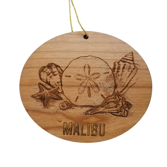 Wholesale Malibu California Ornament Handmade Wood Ornament Souvenir