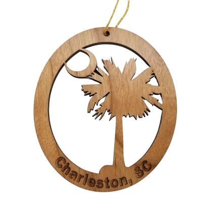 Wholesale Charleston South Carolina Ornament Handmade Wood Ornament Souvenir