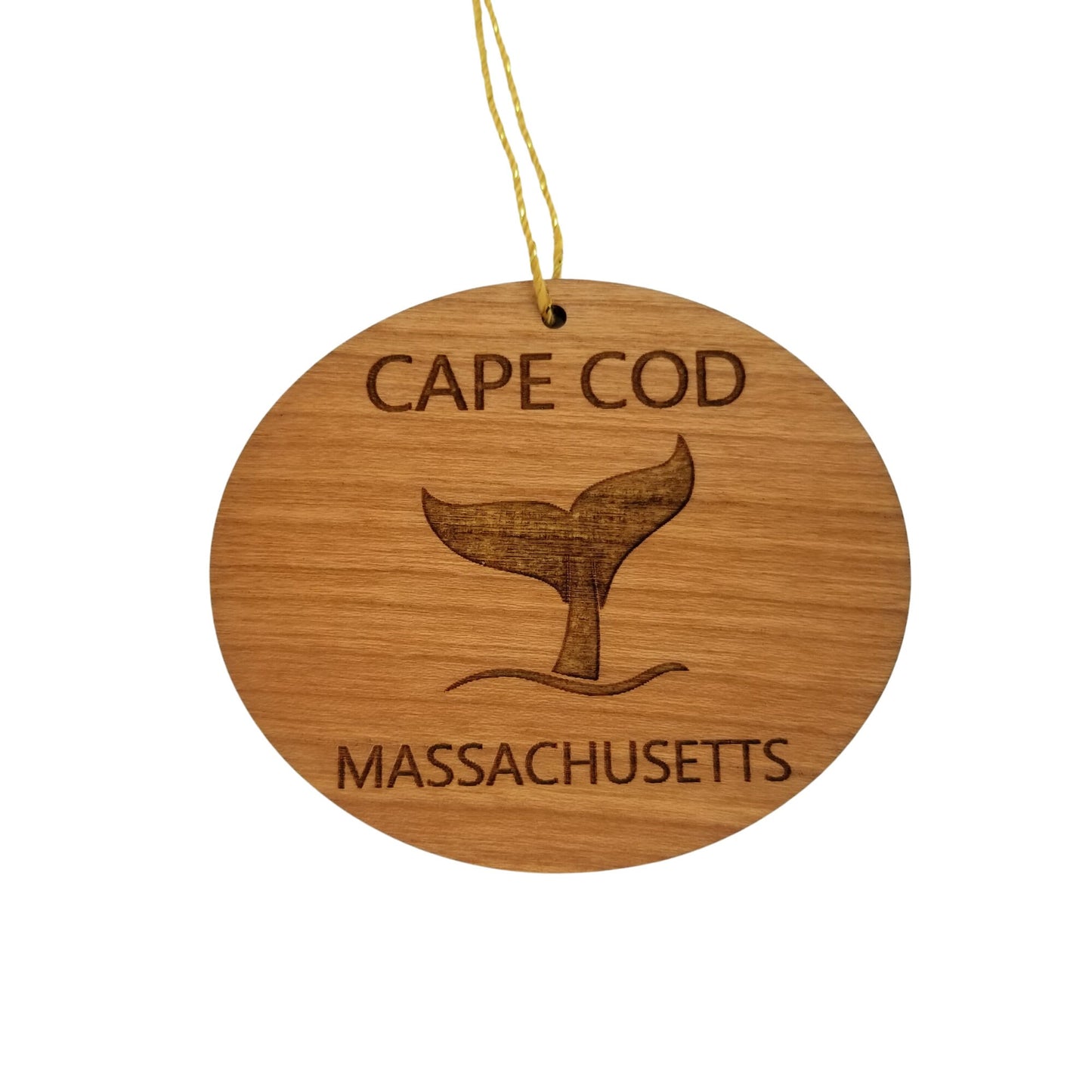 Wholesale Cape Cod Massachusetts Ornament - Handmade Wood Souvenir