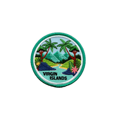 Wholesale Virgin Islands Patch – Travel Gift – Iron On 3 Inch