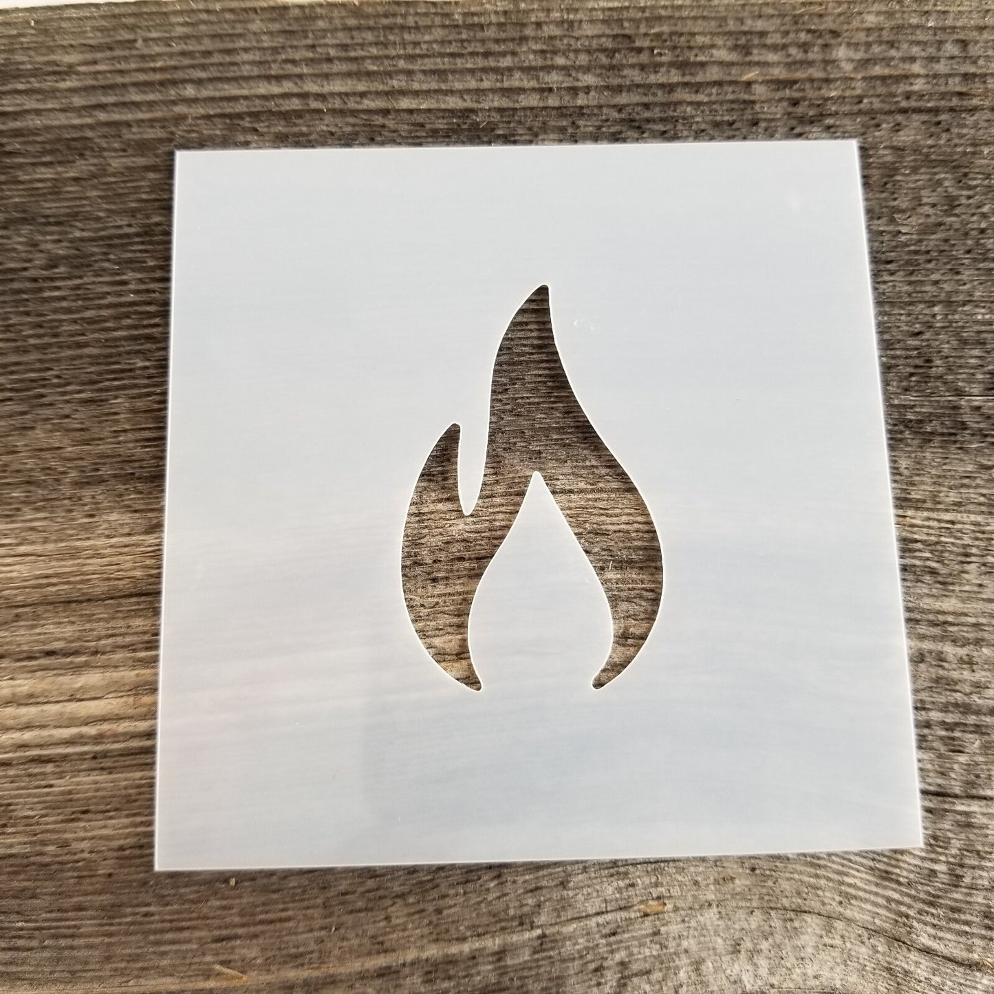 Flame Stencil Reusable Food Safe Cookie Painting Decorating Cookie Stencil Campfire Burning Flame Fire Stencil