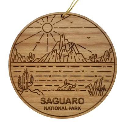 Wholesale Arizona Ornament - AZ Saguaro National Park - Handmade Wood Souvenir