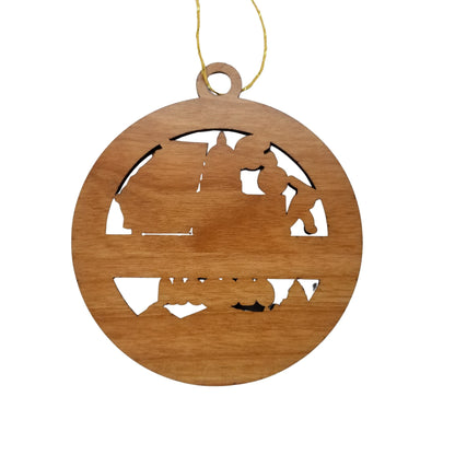 Wholesale Georgia Wood Ornament -  GA Souvenir - Handmade