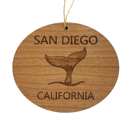 Wholesale San Diego Ornament - Handmade Wood Souvenir