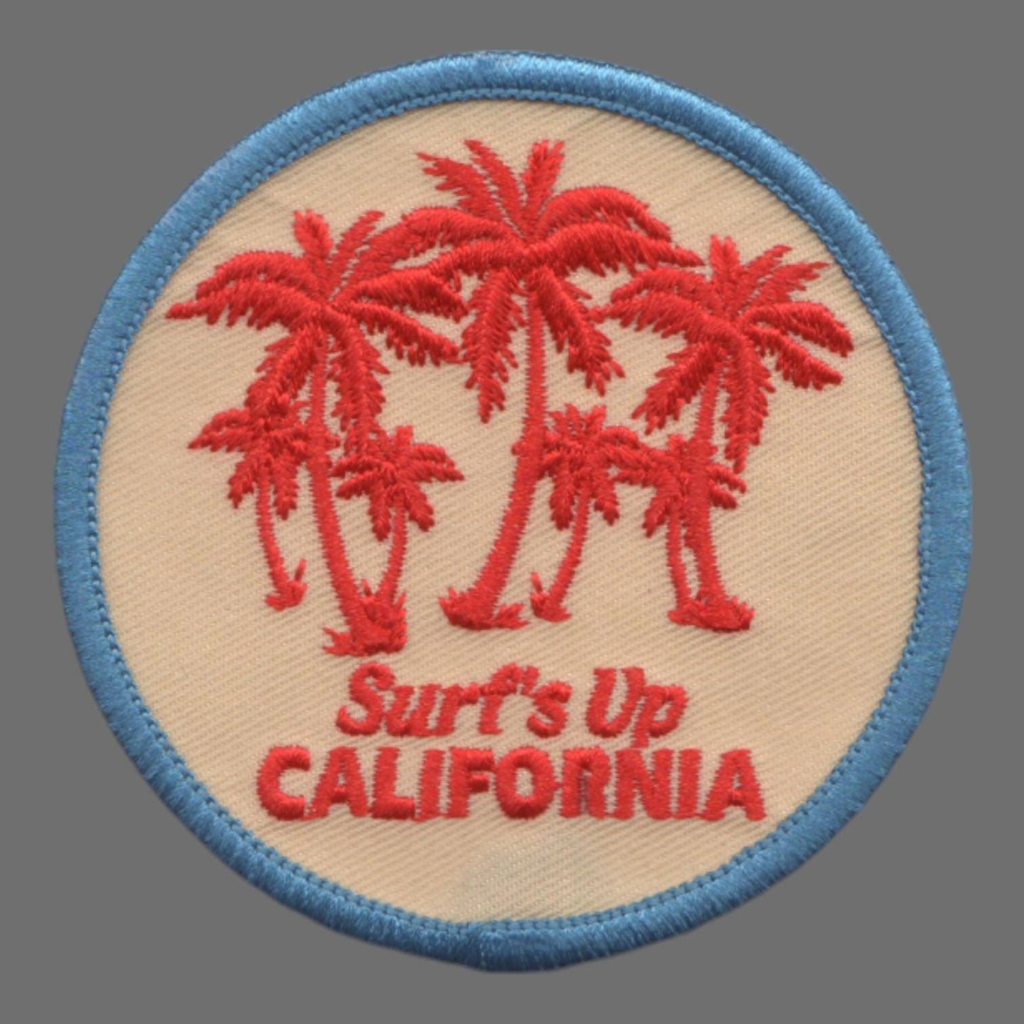 Wholesale California Patch – Surfs Up Surfing Palm Trees – Iron On Souvenir Travel Patch – CA Embellishment or Applique 3″ (Copy)