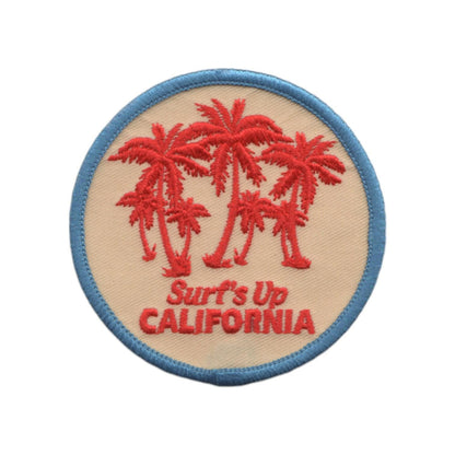 Wholesale California Patch – Surfs Up Surfing Palm Trees – Iron On Souvenir Travel Patch – CA Embellishment or Applique 3″ (Copy)