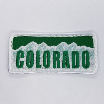 Colorado Patch – CO License Plate Travel Patch CO Souvenir Embellishment or Applique 3.5"