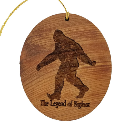 Bigfoot Ornament - Legend of Bigfoot - California Redwood