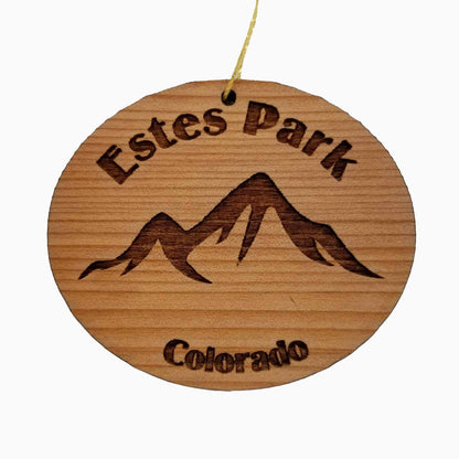 Wholesale Estes Park Ornament Wood CO Souvenir Mountains CO Rocky Mountains