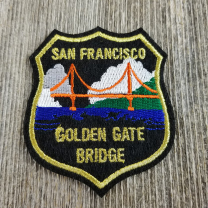 San Francisco Patch - Iron On Golden Gate Bridge - California Souvenir - Badge Emblem Applique