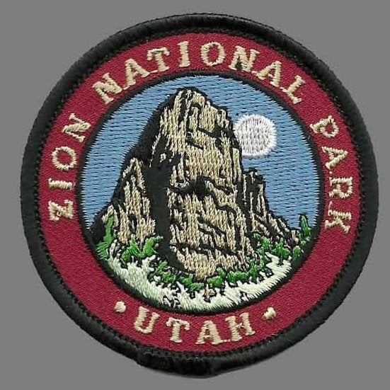 Utah Patch – UT Zion National Park - Travel Patch Iron On – 2.5"