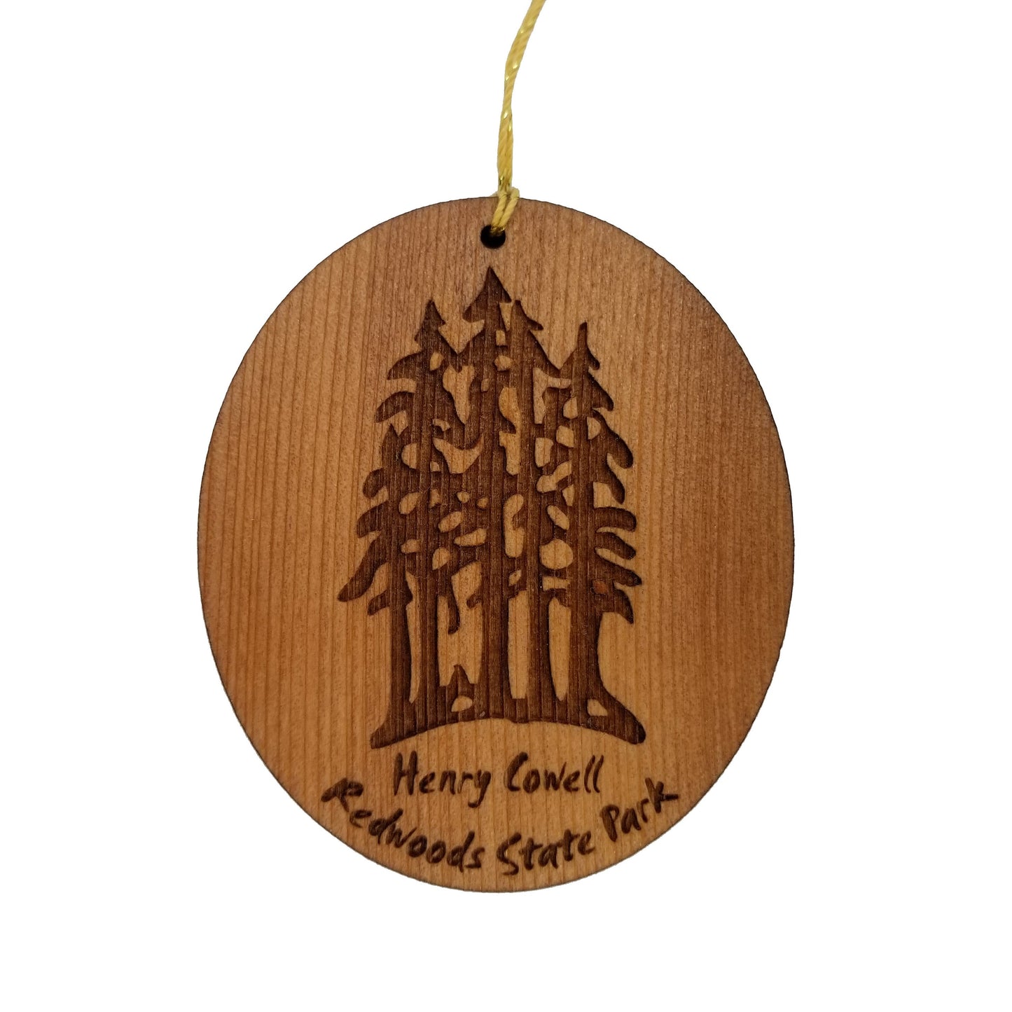 Wholesale Henry Cowell Redwoods State Park Ornament - Forest Trees Christmas - Wood California Redwoods Souvenir