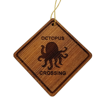 Wholesale Octopus Crossing Ornament - Octopus Wood Souvenir