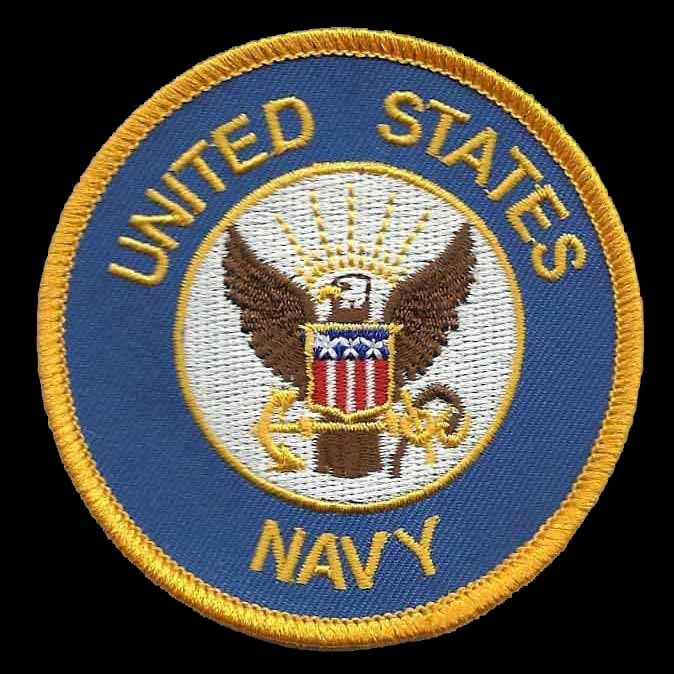 US Navy Patch Iron On Country Pride Patch US Military Patch Badge Emblem 3"