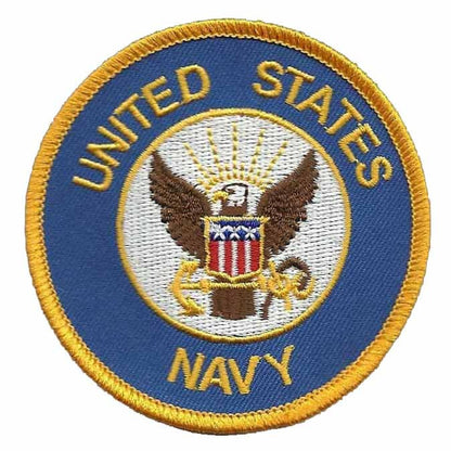 US Navy Patch Iron On Country Pride Patch US Military Patch Badge Emblem 3"