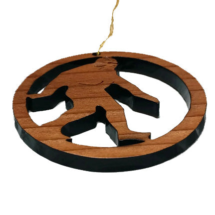 Bigfoot Christmas Ornament Wood Souvenir - 1054