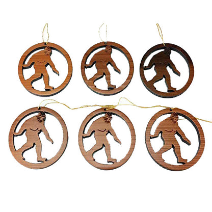Bigfoot Christmas Ornament Wood Souvenir - 1054