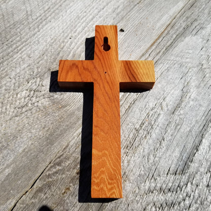 Wood Wall Cross - Wooden Cross - Redwood Cross - Cross 7 Inch - 3149 ASST