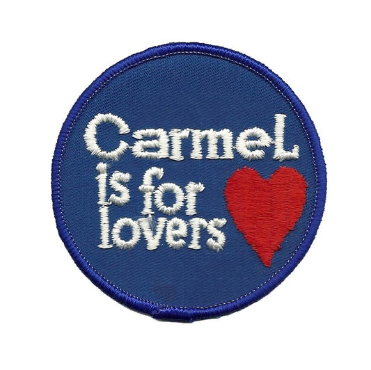 Vintage California Patch - Carmel is for Lovers - Heart - Iron on Patch - Carmel Patch Souvenir Badge Emblem