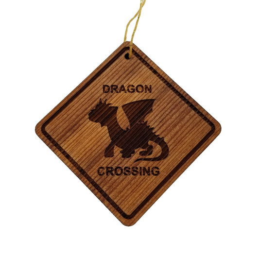 Wholesale Dragon Crossing Ornament - Dragon Wood Souvenir