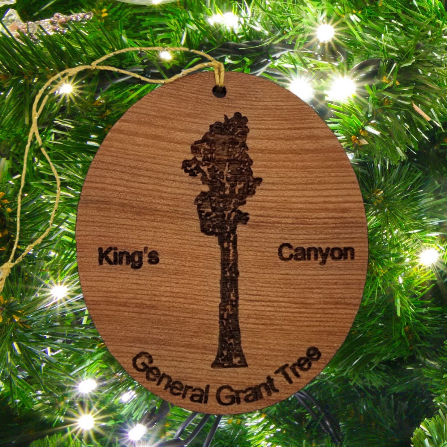 Wholesale General Grant Tree King's Canyon National Park Wood Ornament Souvenir