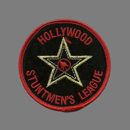 Vintage California Patch - Hollywood Stars - Stuntmen League California Souvenir Iron On