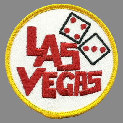 Nevada Patch - Iron On Las Vegas - Dice Gambling Souvenir Badge Emblem