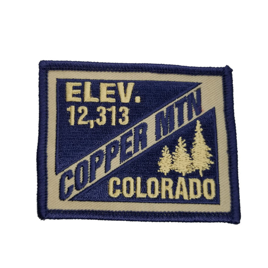 Copper Mountain Colorado Patch – CO Patch – Elevation 12,313 Colorado Souvenir – Travel Patch – Iron On – Applique Ski Resort Ski Patch