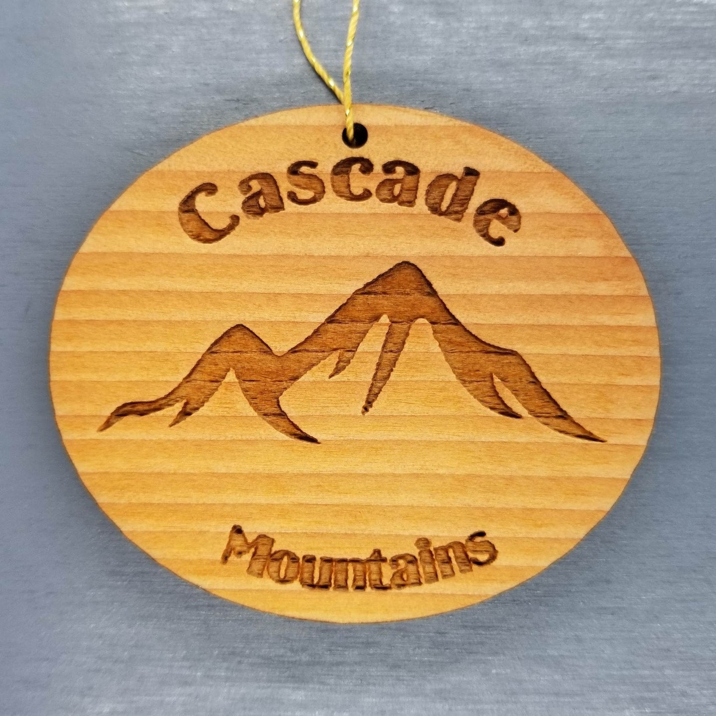 Wholesale Cascade Mountains Ornament  Wood Souvenir