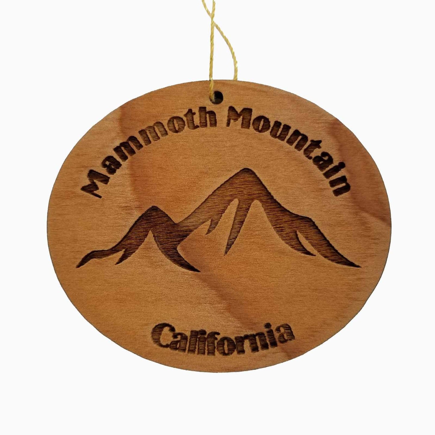 Wholesale Mammoth Mountain Ornament Wood California Souvenir Mountains