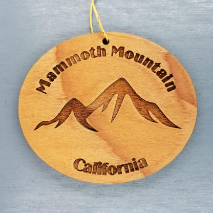 Wholesale Mammoth Mountain Ornament Wood California Souvenir Mountains