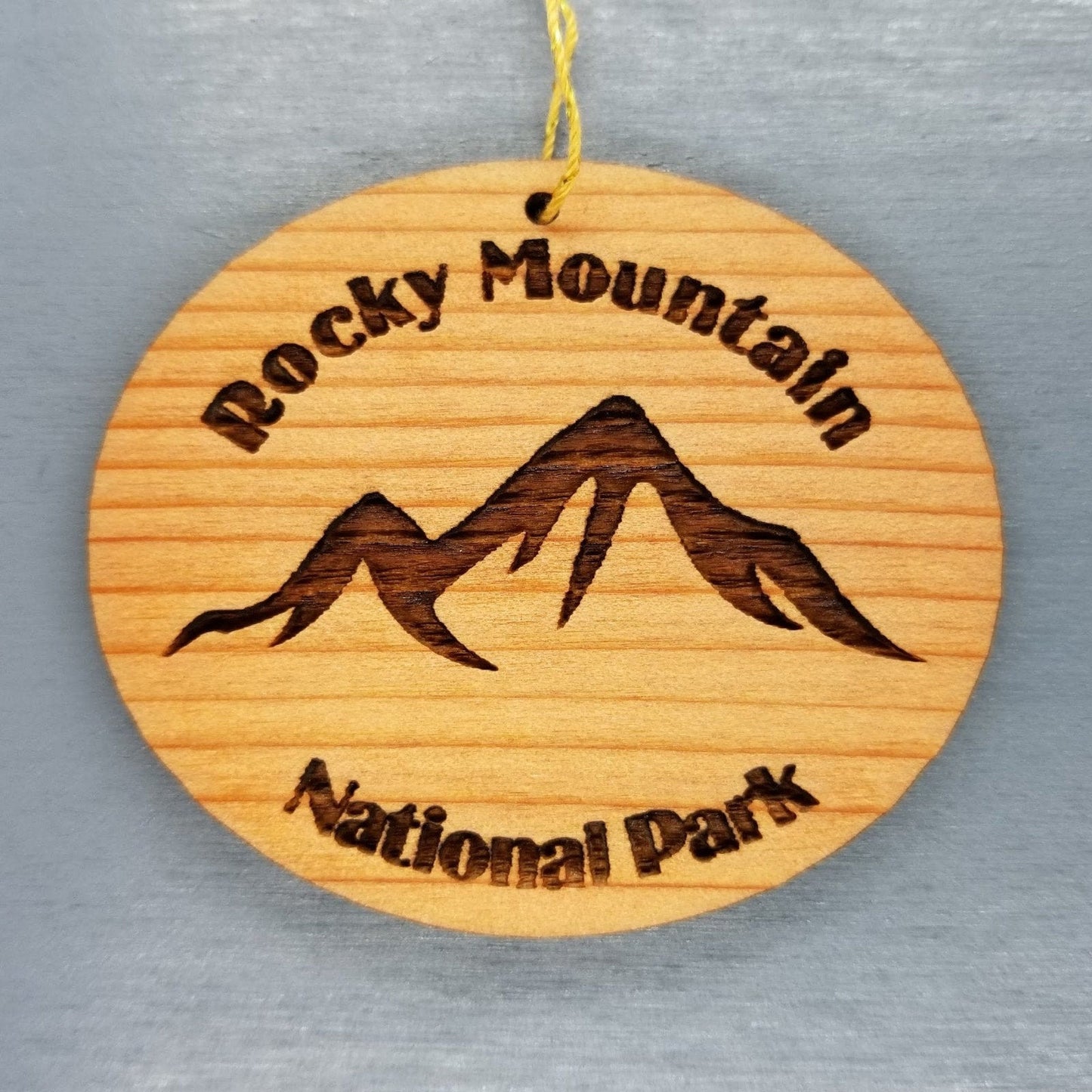 Wholesale Rocky Mountains Ornament Wood Rocky Mountain National Park Colorado Souvenir