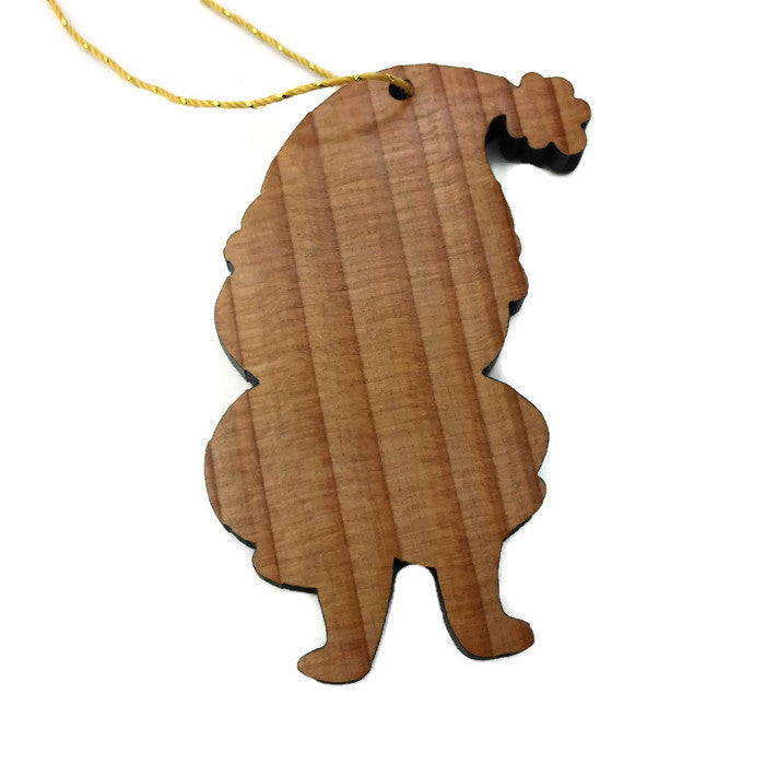 Santa Claus Christmas Ornament Wood Handmade 1058L