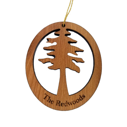 Wholesale Redwood Tree The Redwoods Wood Christmas Ornament Souvenir