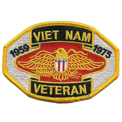 Vietnam Vet Patch - 1959 - 1975 Veteran Iron On Badge Emblem Accessory