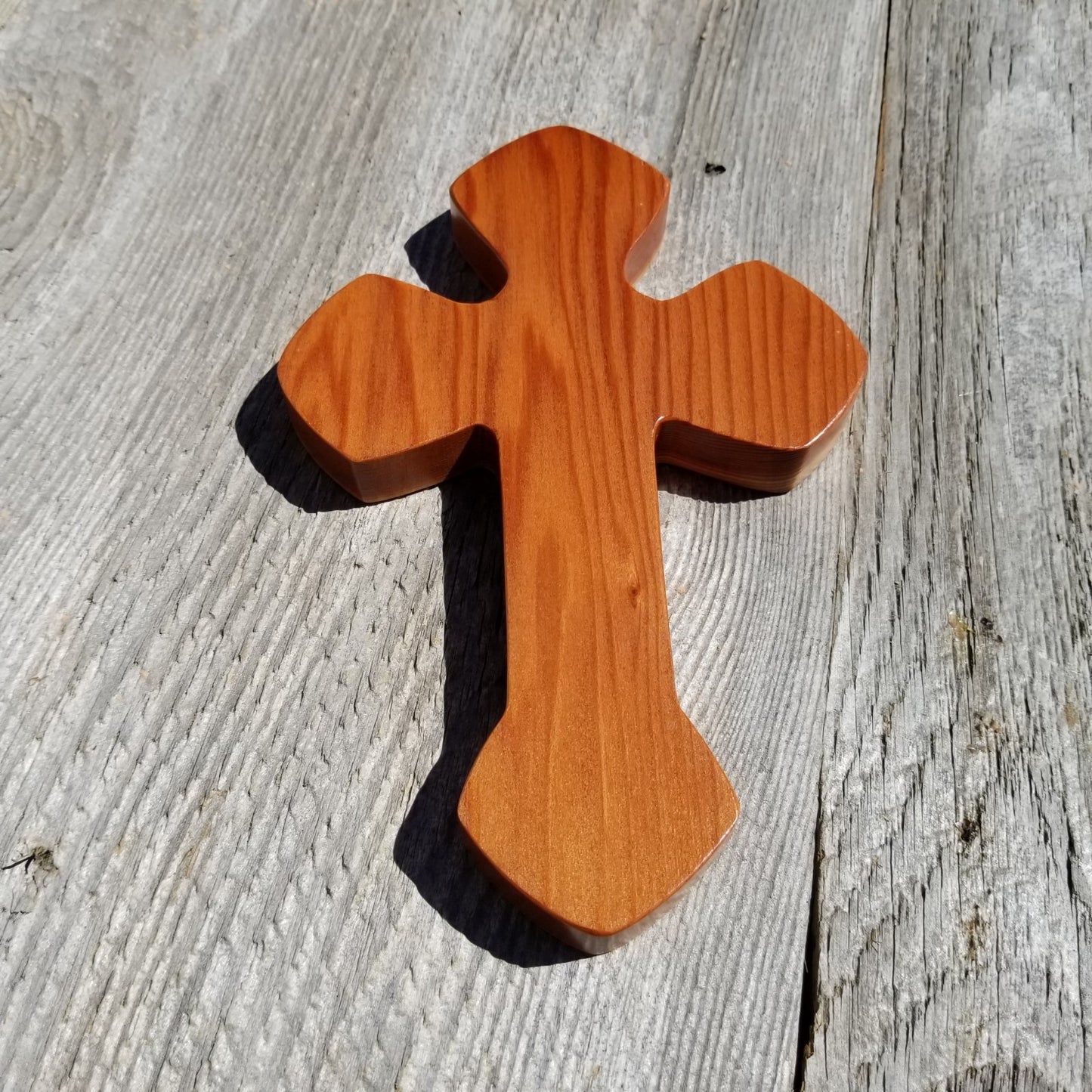 Wood Wall Cross - Wooden Cross - Wall Cross - Celtic Cross 7 Inch