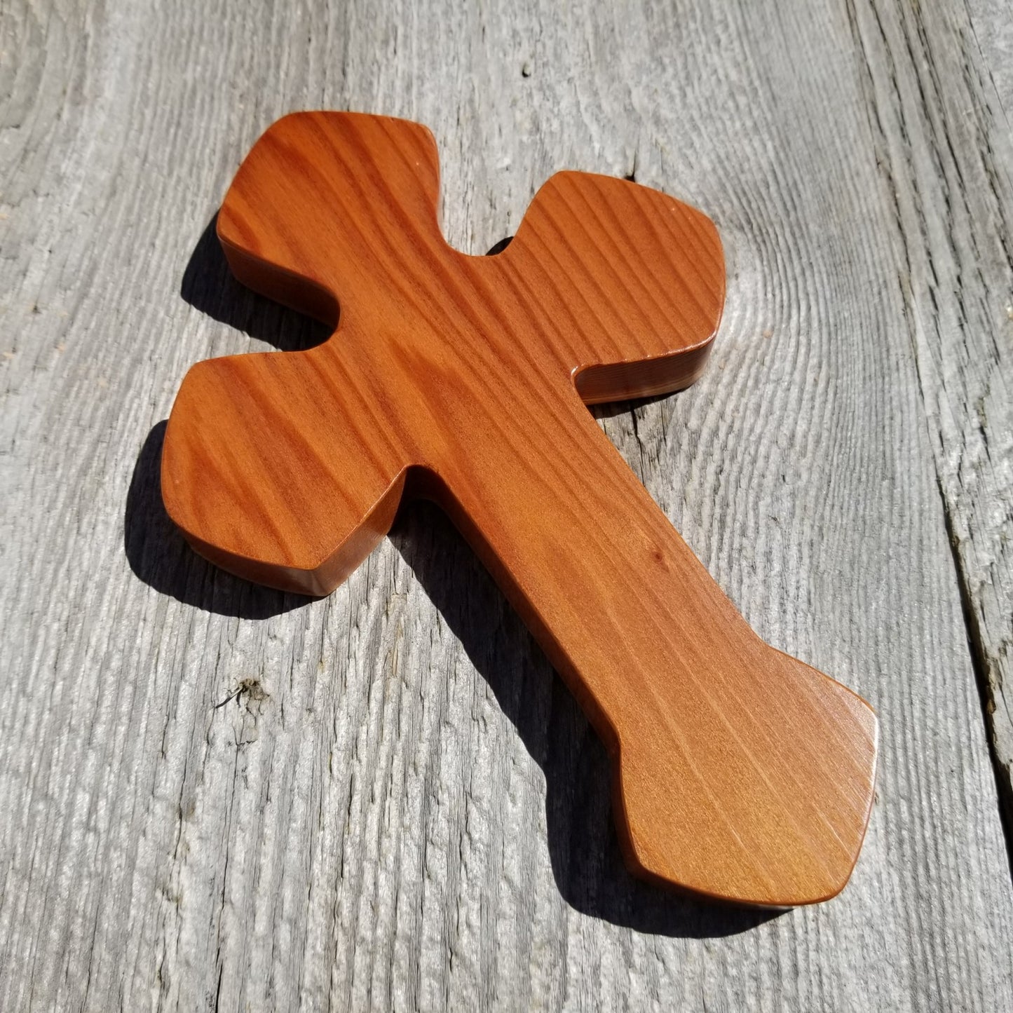 Wood Wall Cross - Wooden Cross - Wall Cross - Celtic Cross 7 Inch